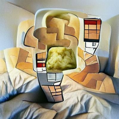 cubist mashed potato