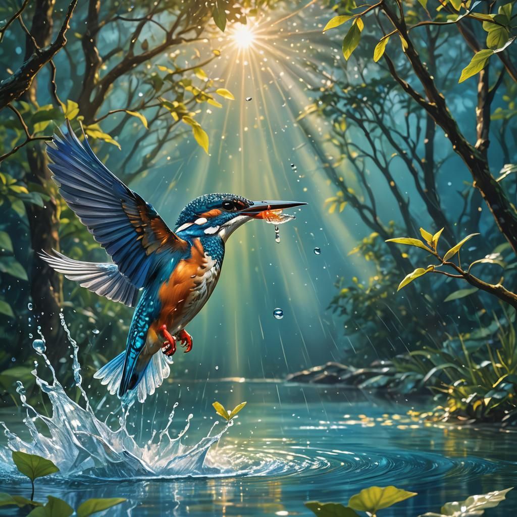 Kingfisher  by @llTupill