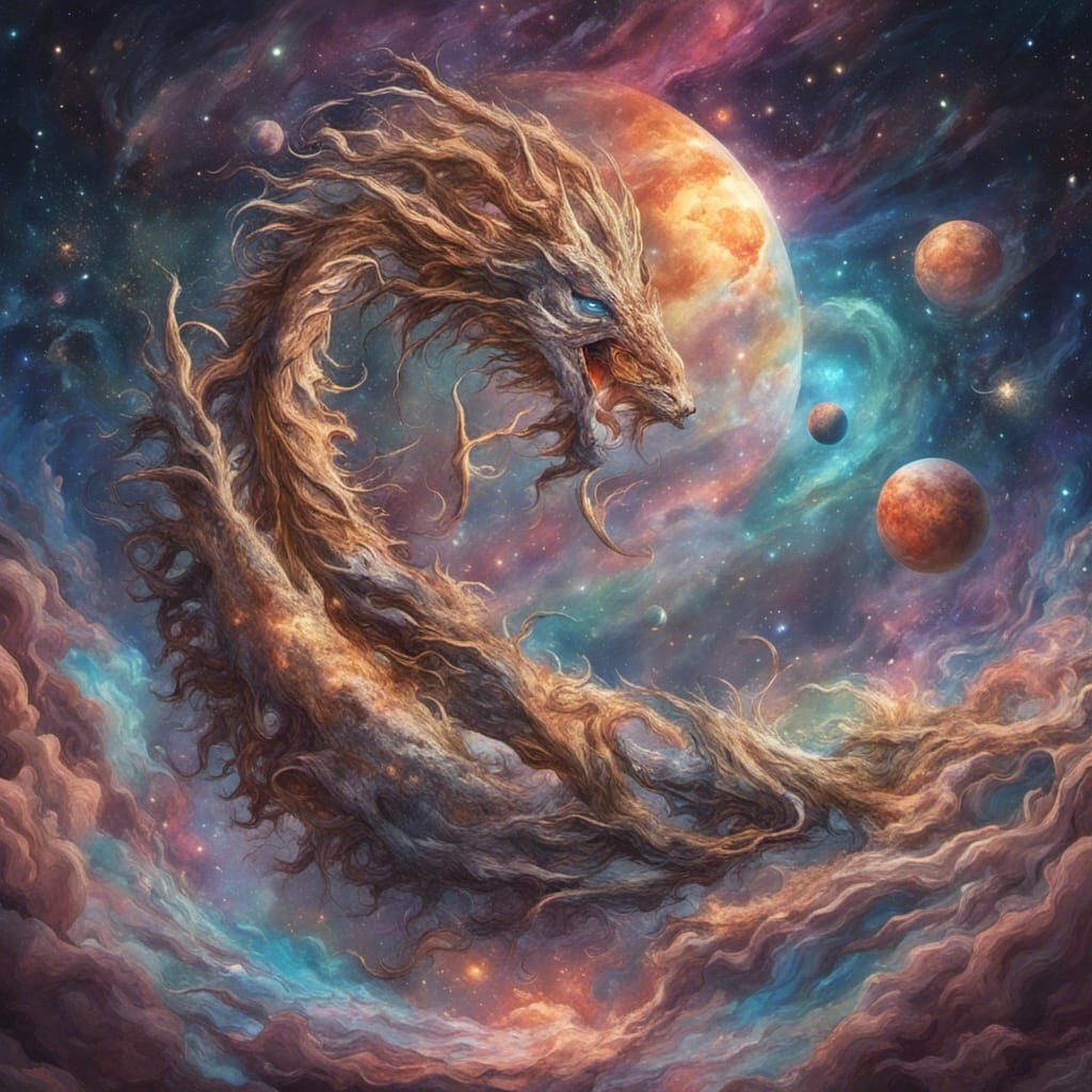 Jupiter's Dragon - AI Generated Artwork - NightCafe Creator