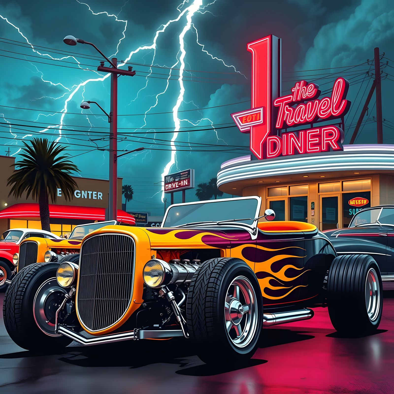 Hot Rod Summer   by @Dooboofay