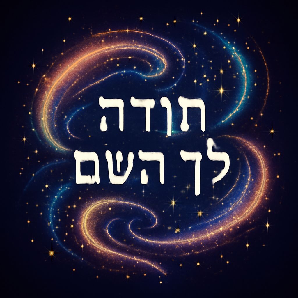 תודה לך השם