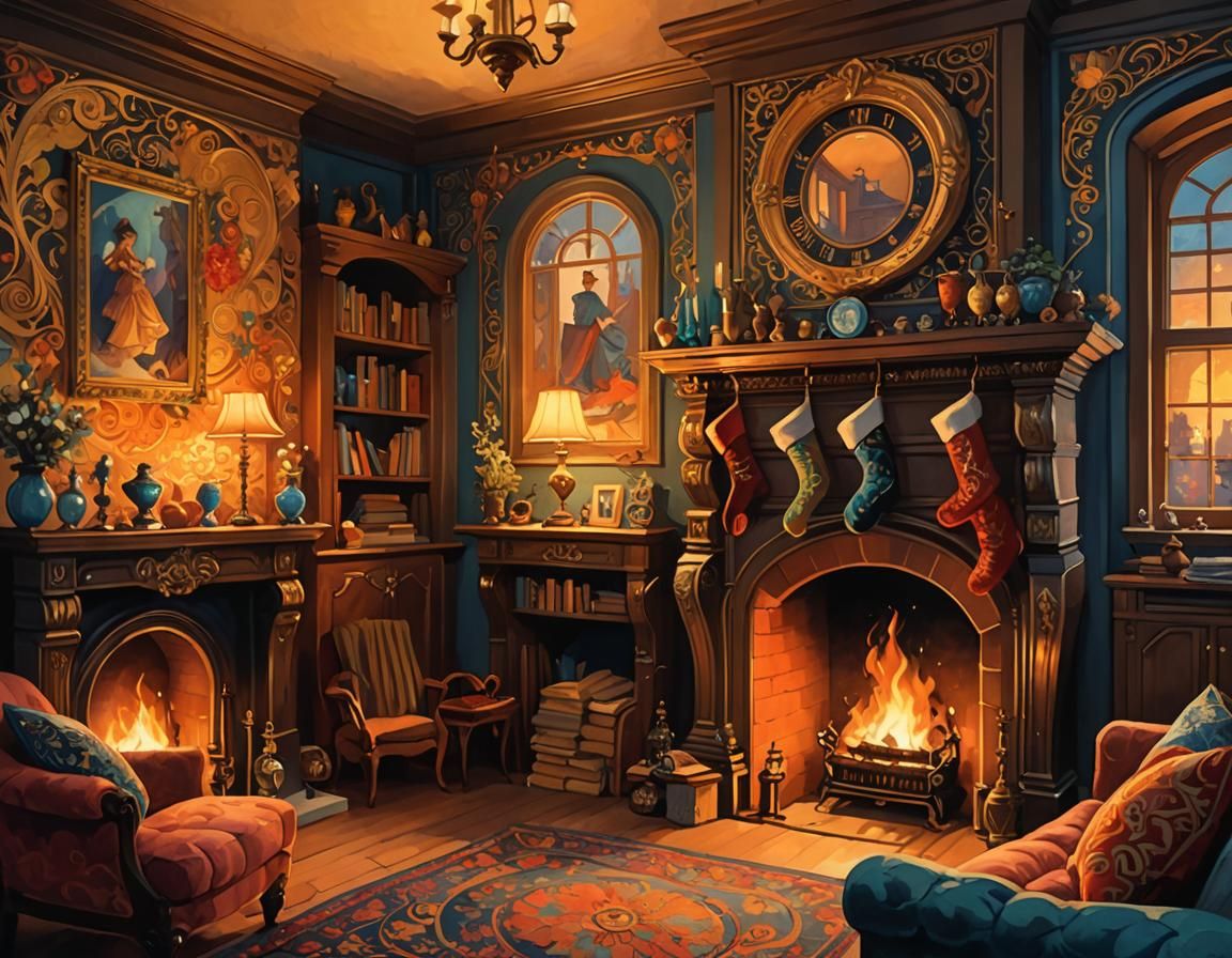 C’était la nuit de Noël, et, dans le logis
Nulle âme ne bougeait, pas même une souris.
Les chaussettes pendaient près de la cheminée,
Dans l...