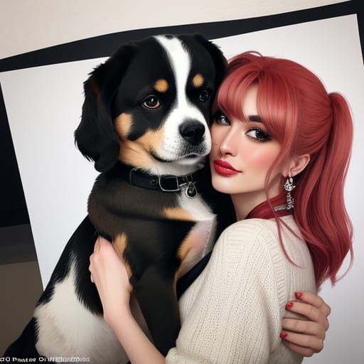 Lovebirds and Their Faithful Companion