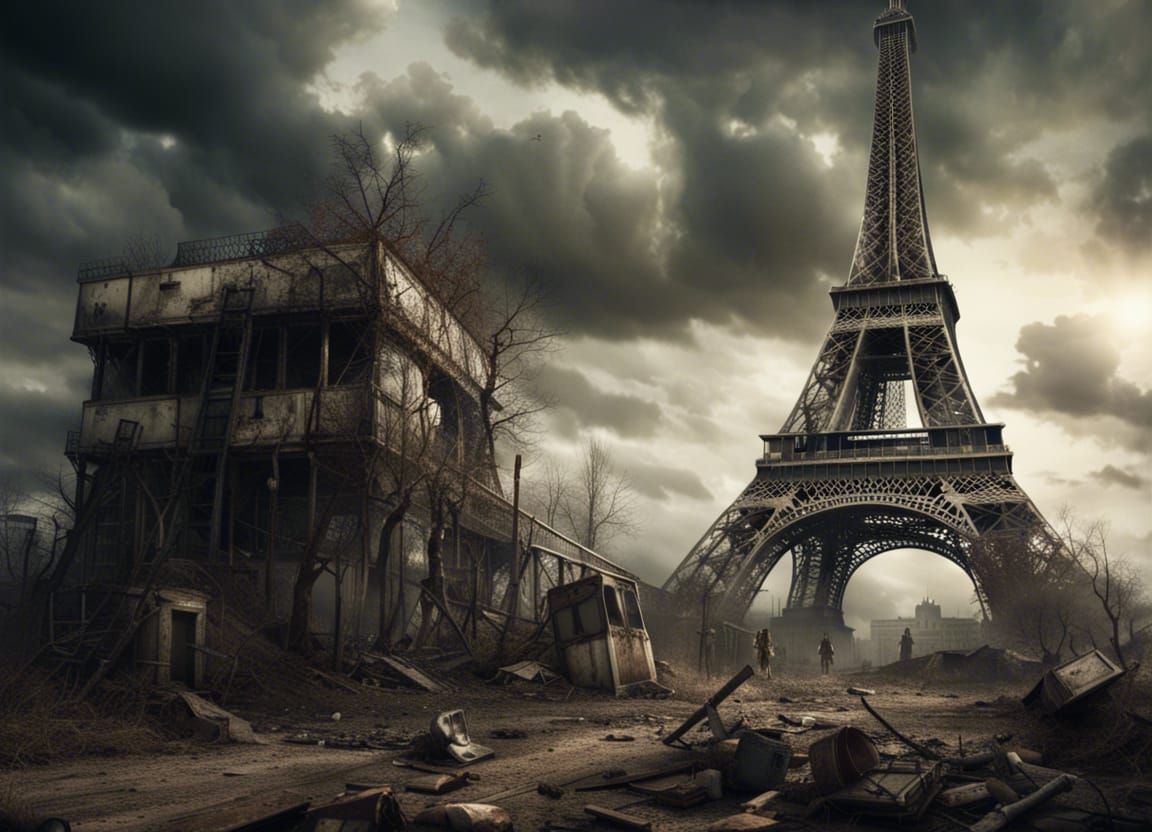 Apocalypse in Paris  by @undefined