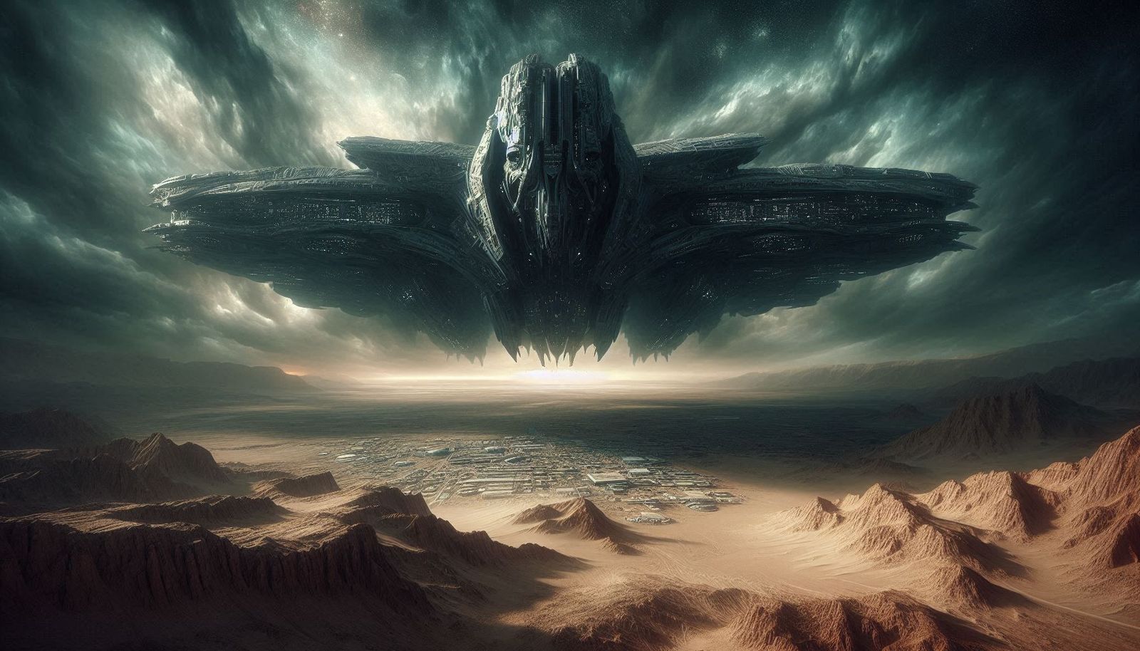 Doomsday: arrival of the alien mothership