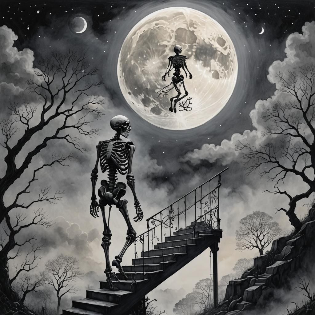 This would be great if there wasn't that extra skeleton.