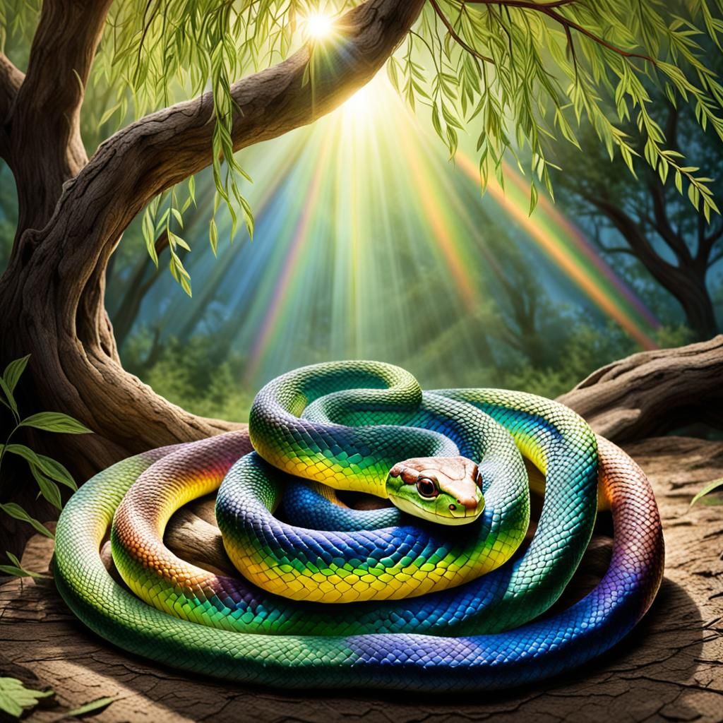Rainbow Snake  by @Pavel