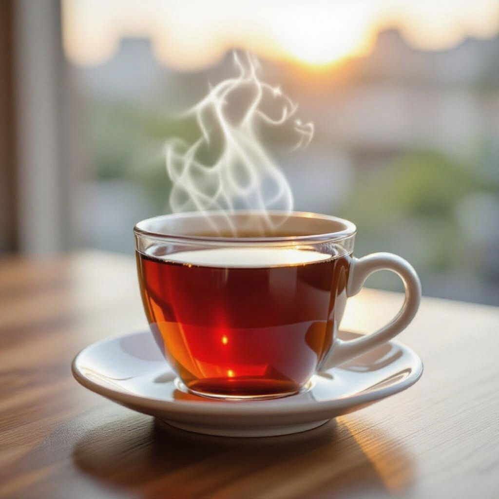 Anthropomorphic Tea Cup with a Face