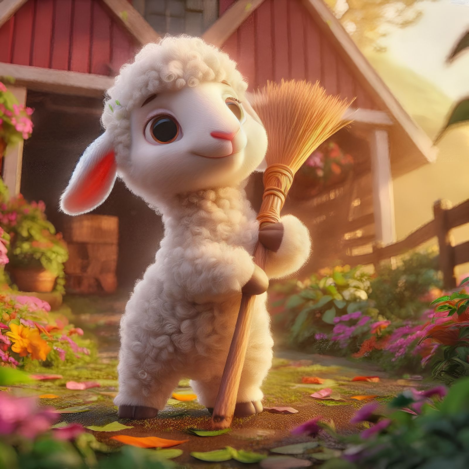 Sweepy Sheepy Just Loves to Help (D3ST)