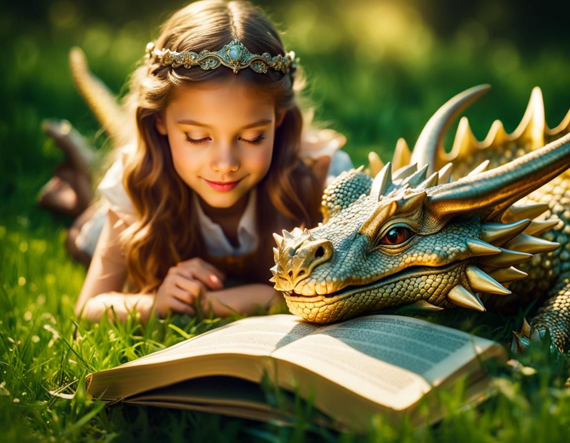 Reading with a friend  by @Namelesstoon