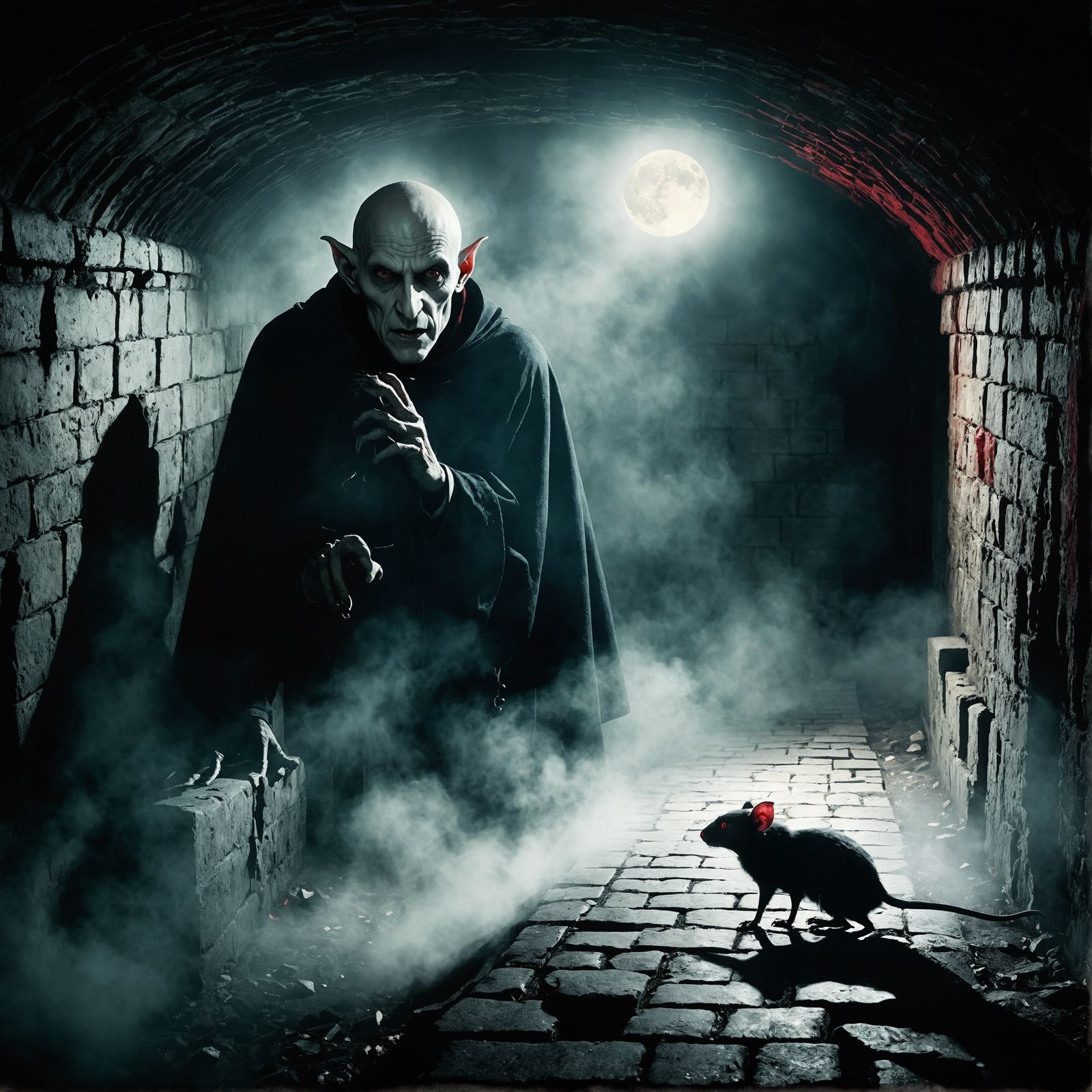 Nosferatu: Sewer Rat - AI Generated Artwork - NightCafe Creator