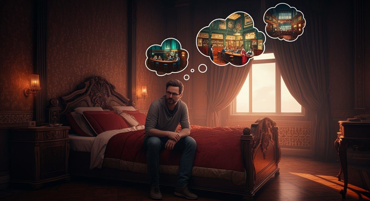 "What the fog happened last night?"