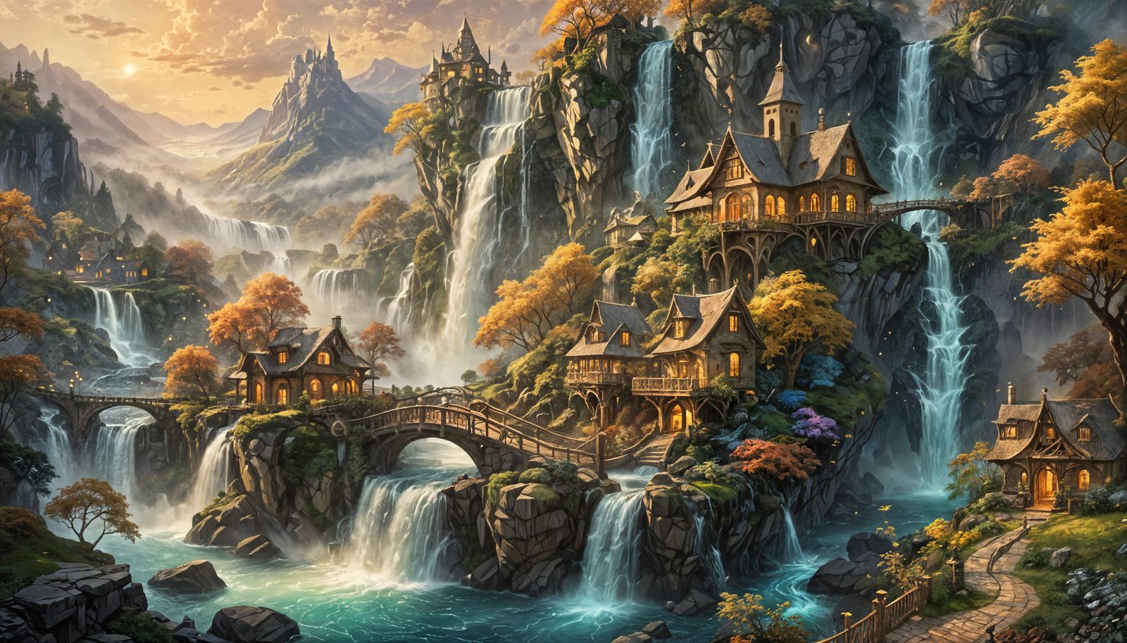 Fantastical Mountainside  by @TSharp 