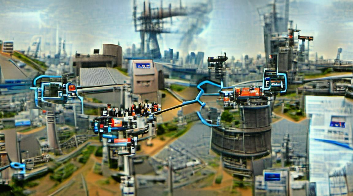 Connected Tokyo industrial worlds