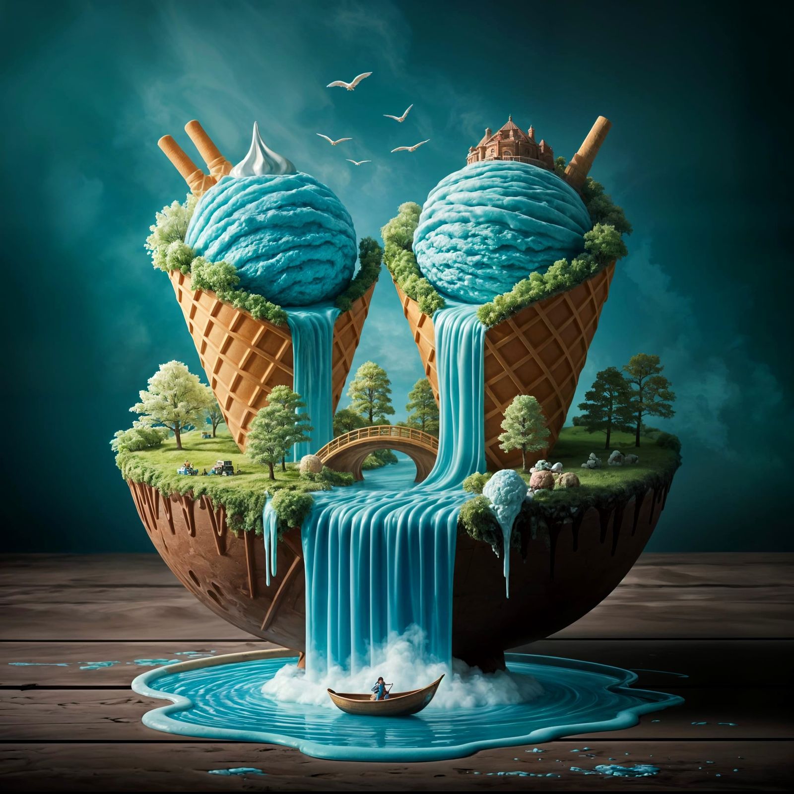 Two Scoops Please!  by @The Nights Sky