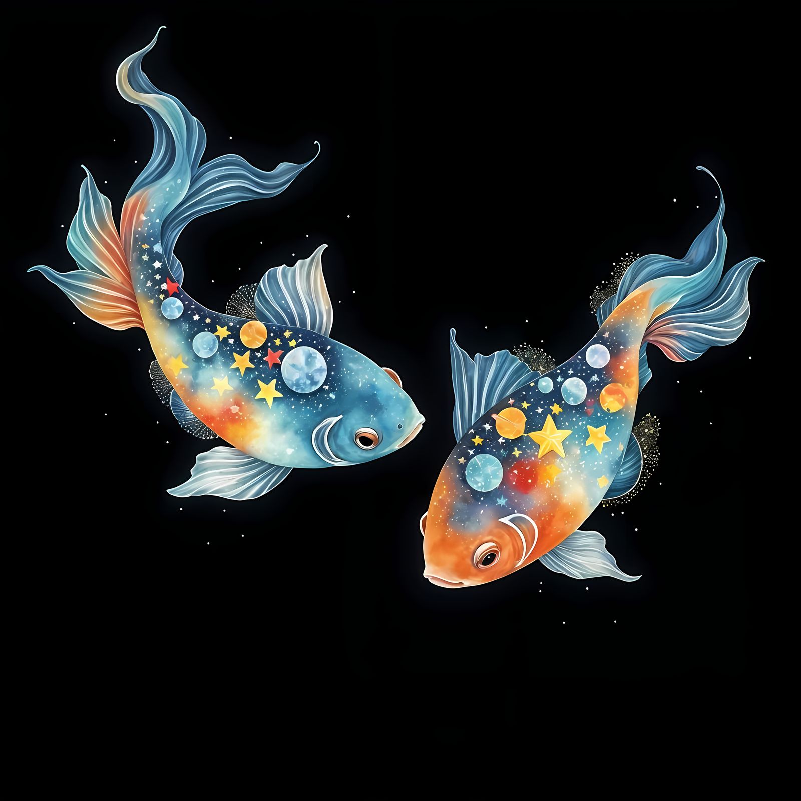 astral pisces  by @Krawuzzn