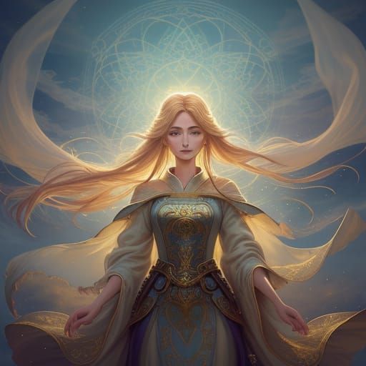 Sweet Young Female Cultivator in Vibrant Anime Style