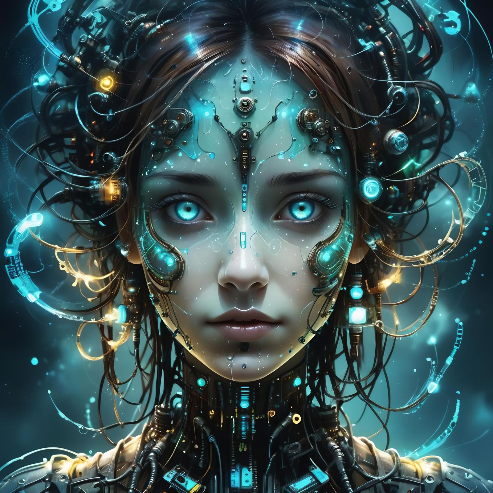 Biopunk portrait   by @eFuoriPiove