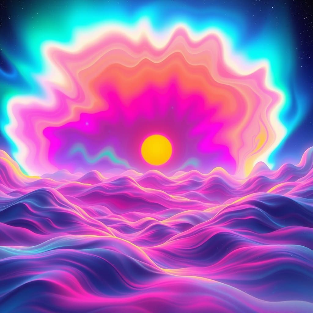 Ethereal Thought-Forms in Cosmic Expanse