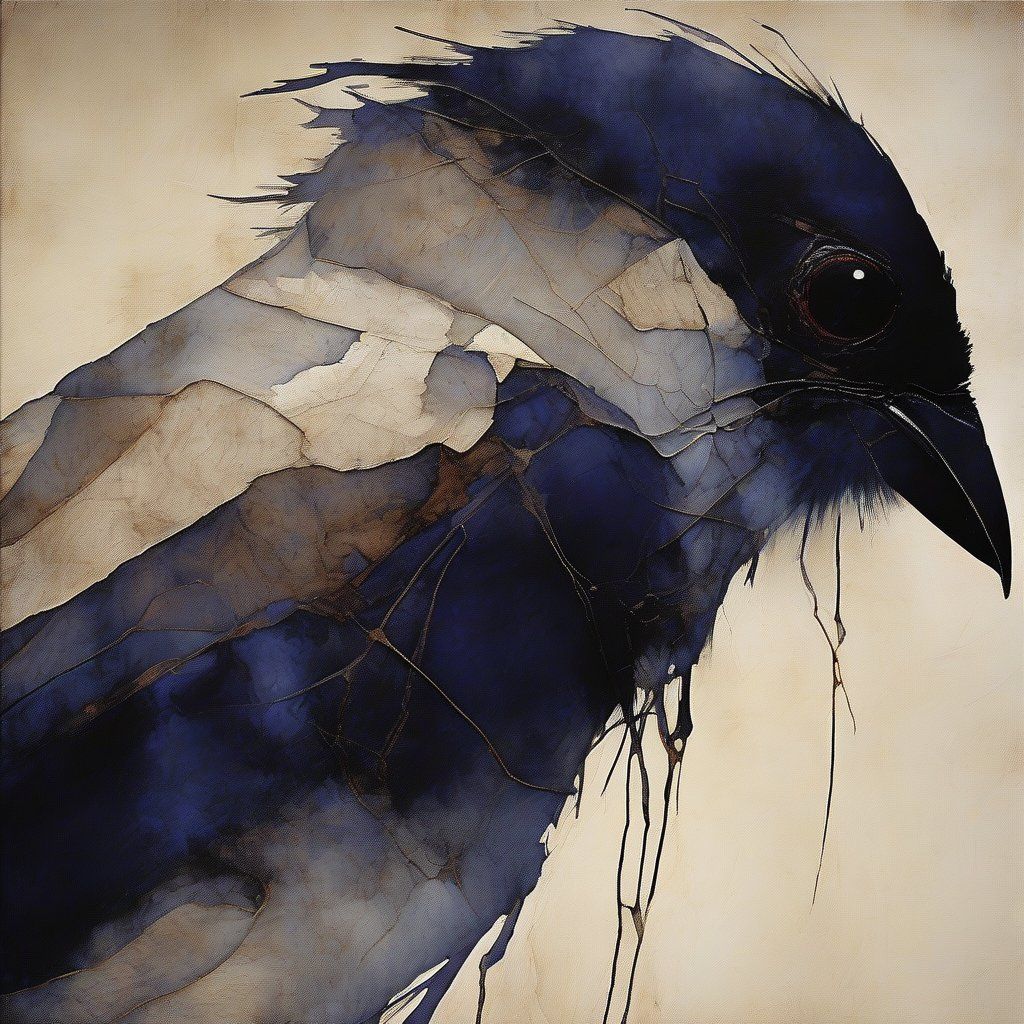 Portrait of a bird.