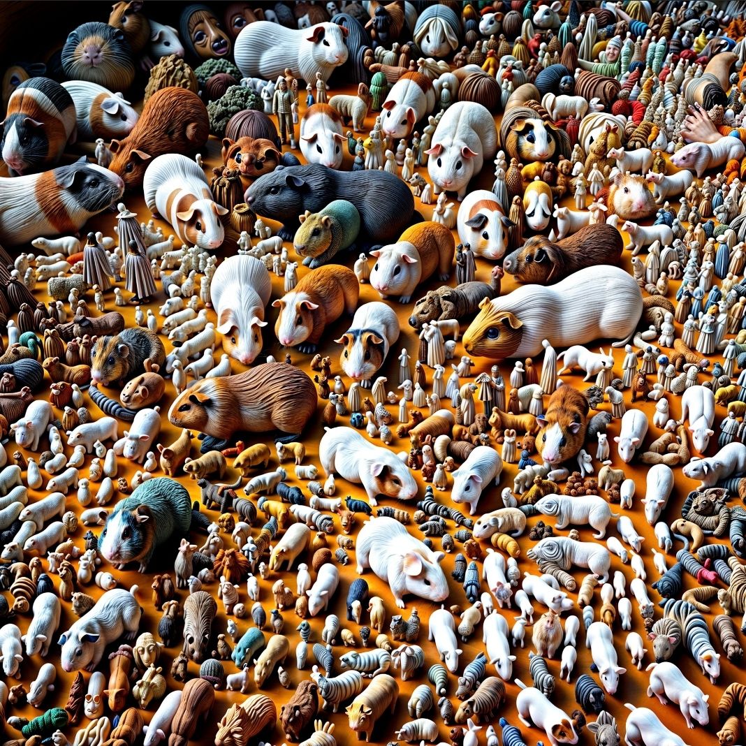 Accidental Where's Waldo Guinea Pig style. Can you find him?