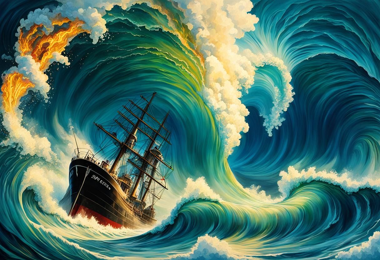 The Power of The Ocean  by @Strangery