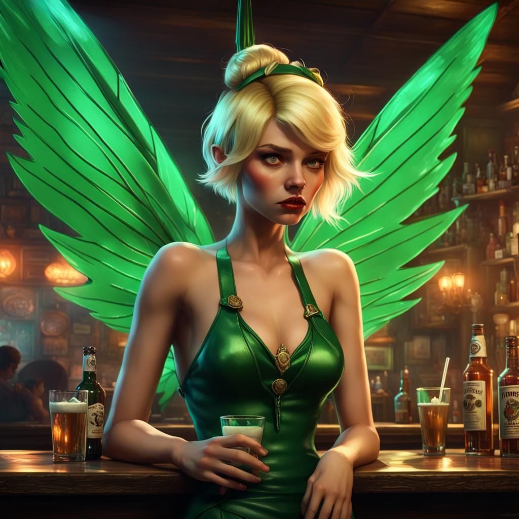 The other side of Tinkerbell. Multiple interpretations.  by @undefined