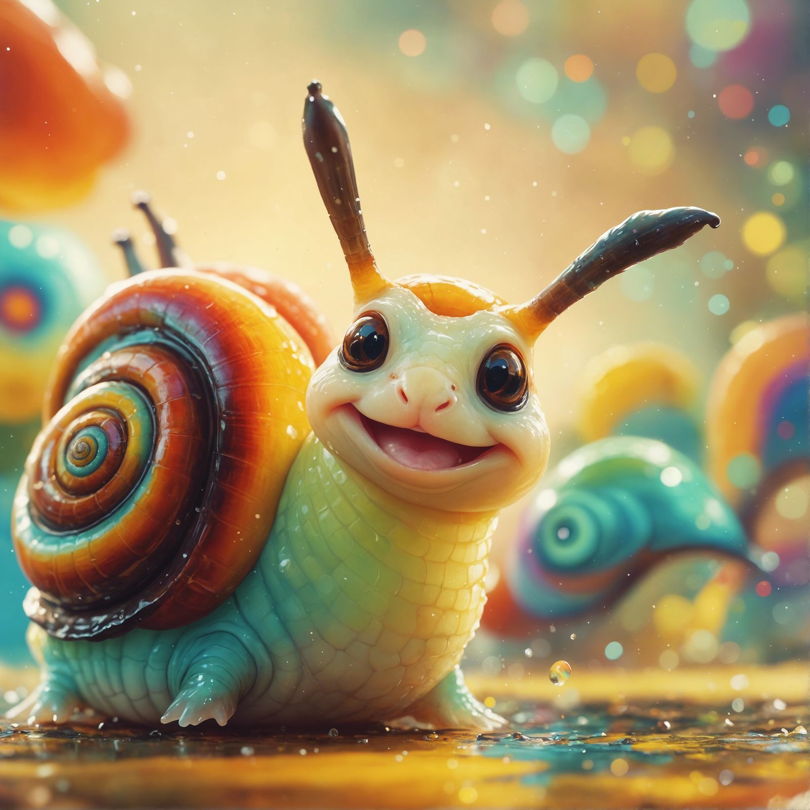 Rosa the Snail (Creative Upscale) Re-Creation