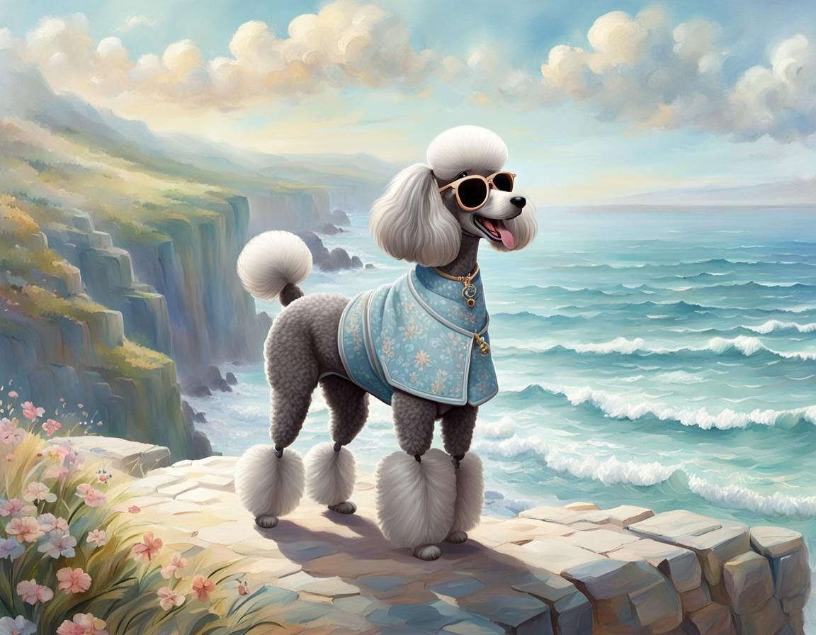 Betsie on a Beach Side Stroll