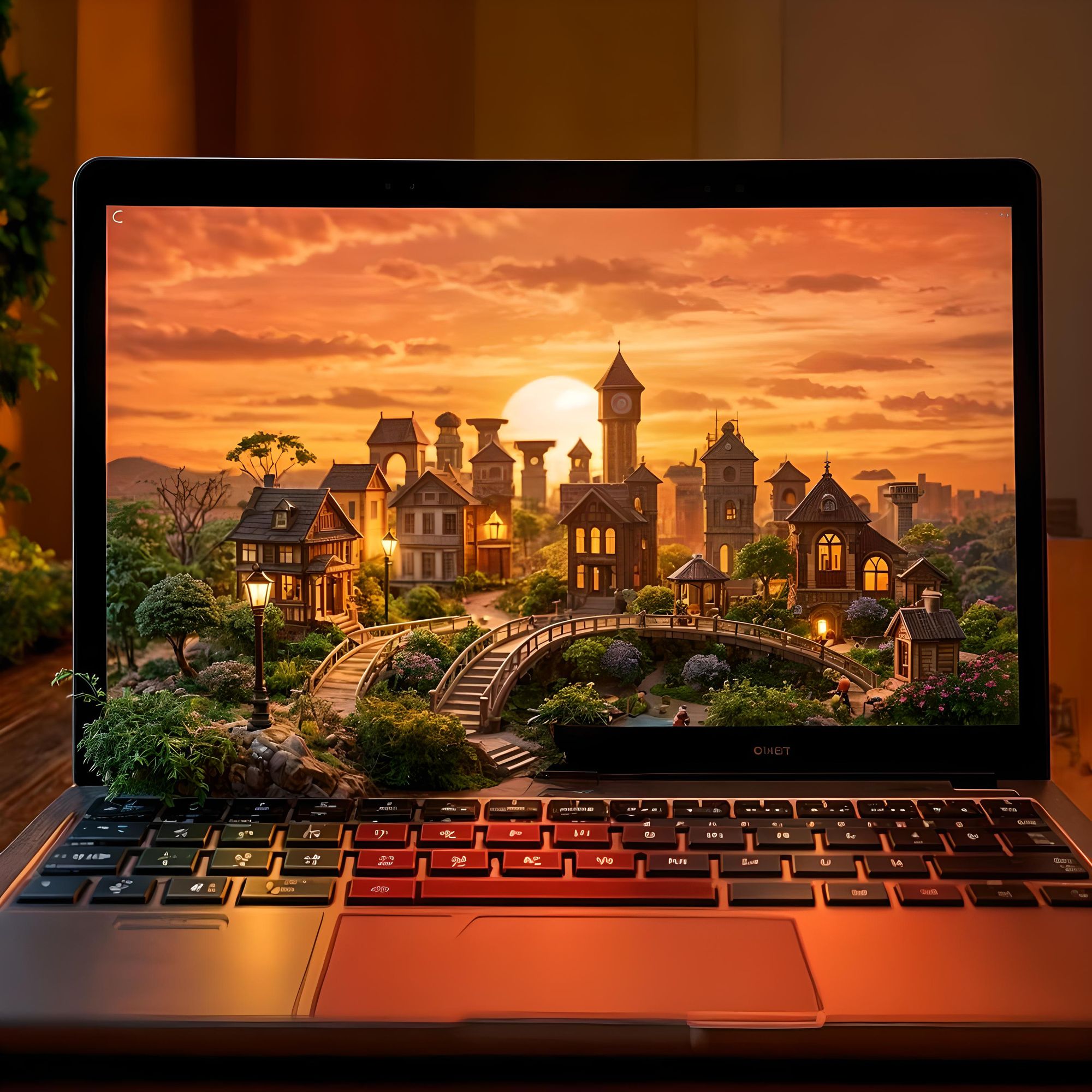 Miniature Marvels: A Laptop Wonderland