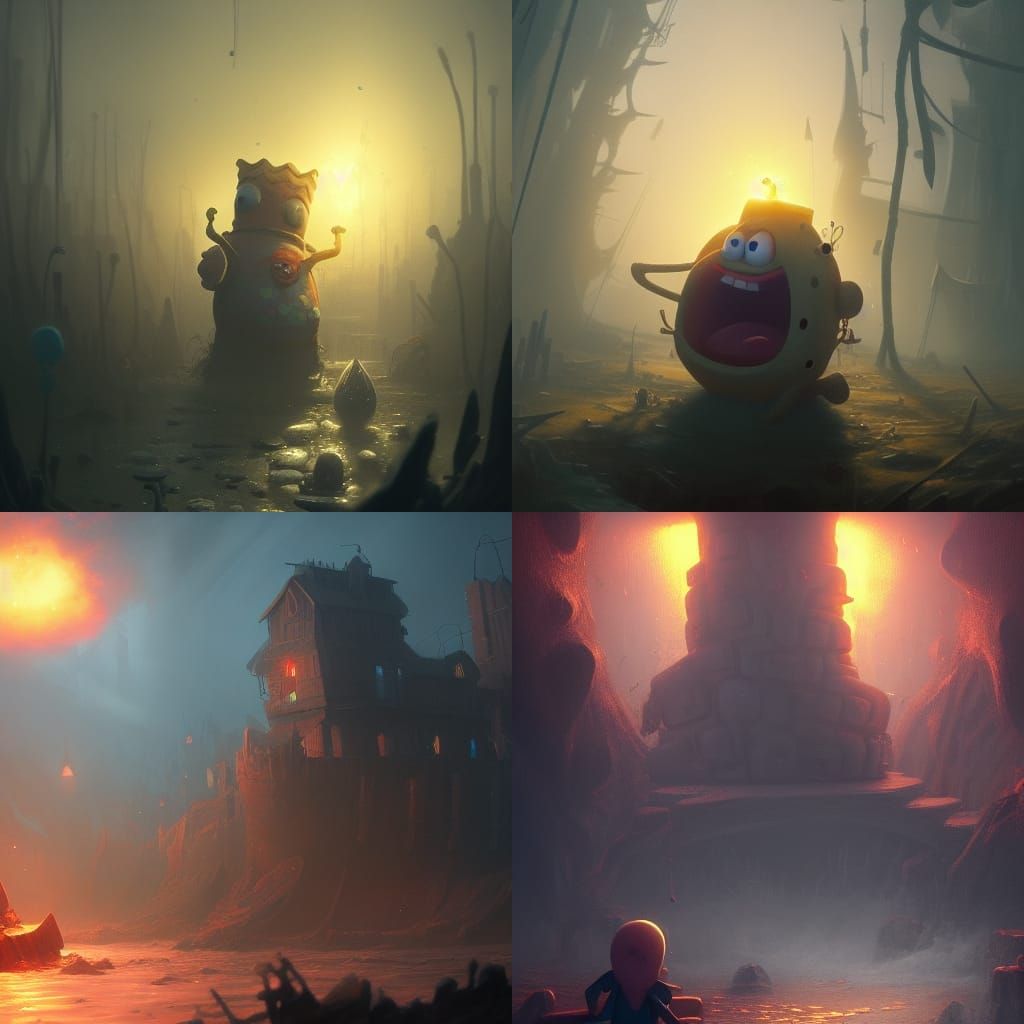 sponge bob and Patrick Halloween special