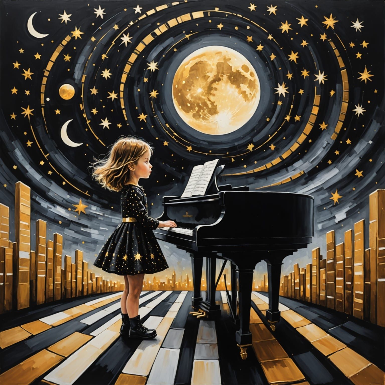 ^^A Pianist’s Dream (9 Likes)  by @Little Rainbow