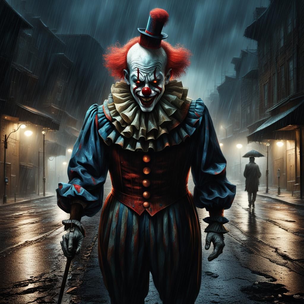 Macabre clown - AI Generated Artwork - NightCafe Creator