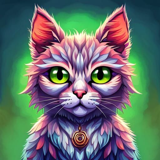 Average cute cat - AI Generated Artwork - NightCafe Creator