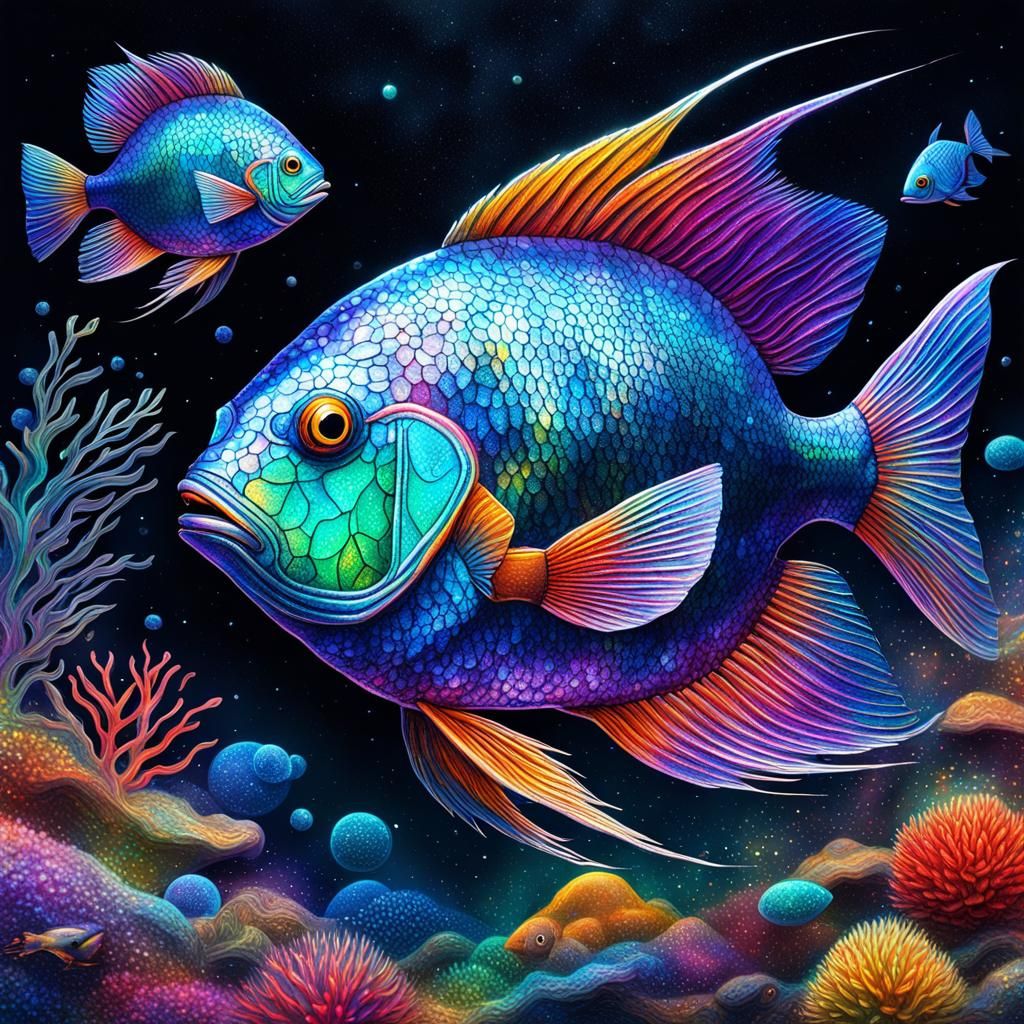 The Rainbow Fish Book by Marcus Pfister - AI Generated Artwork ...