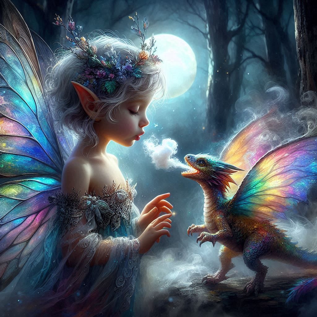 "Wow, you can already make smoke"