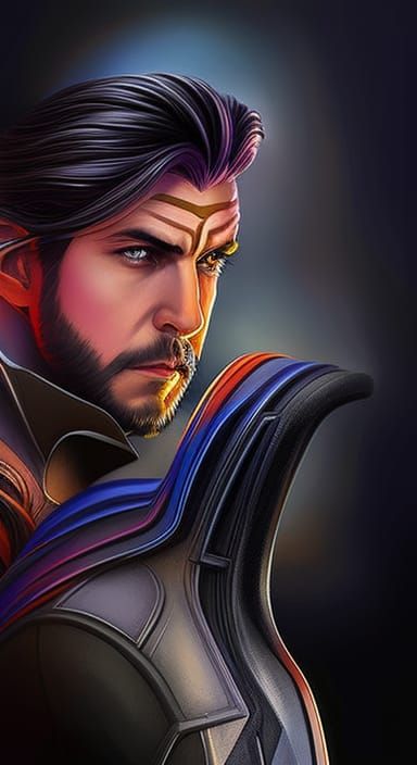 Hyperrealistic, splash art, concept art, mid shot, intricate...