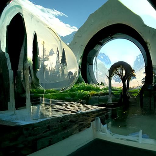 labyrinth in a bubble