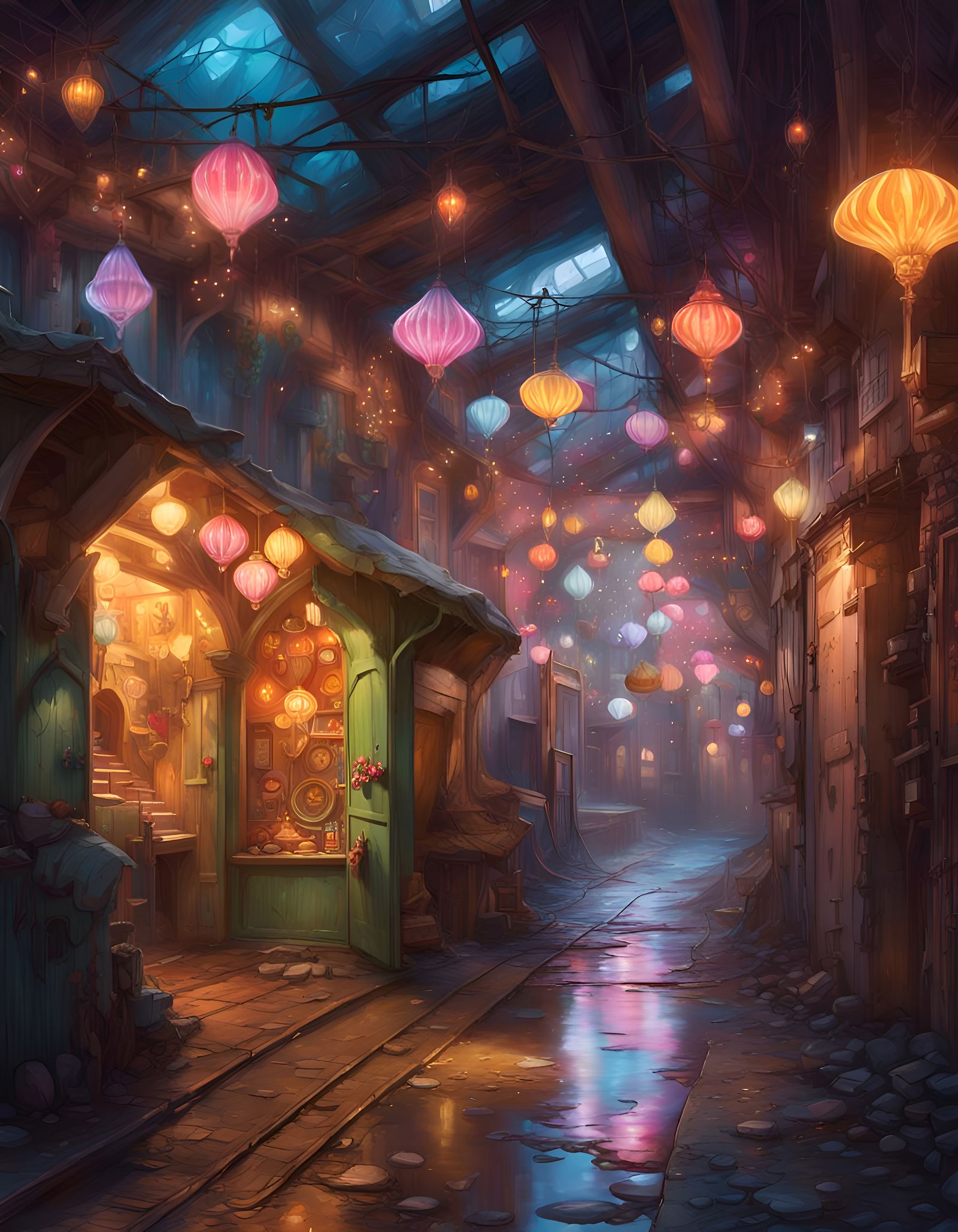 Underground Fairy Cavern  by @Emma