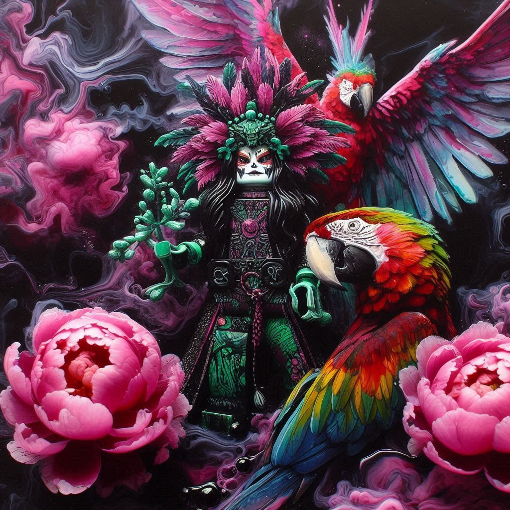 A Vampiress - Lego Art