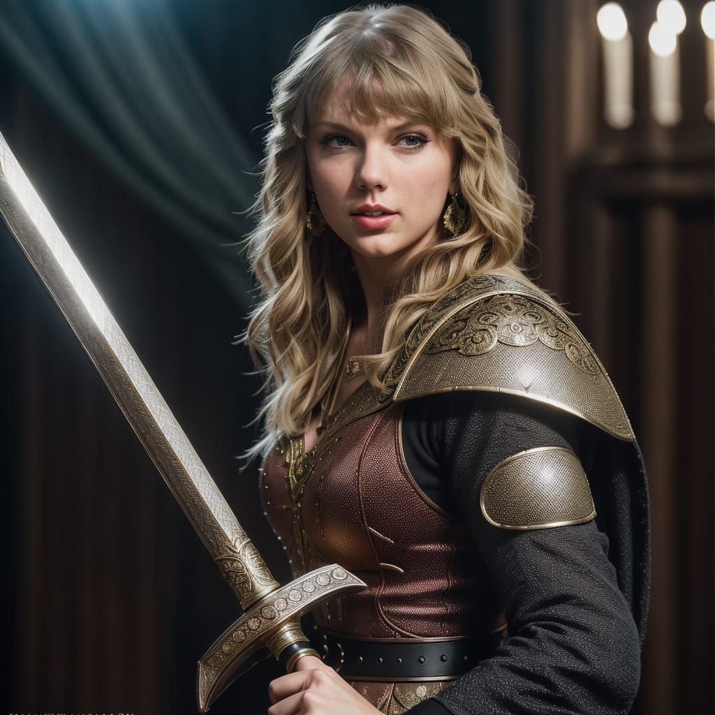 Taylor As a Warrior Hero, Xena Style