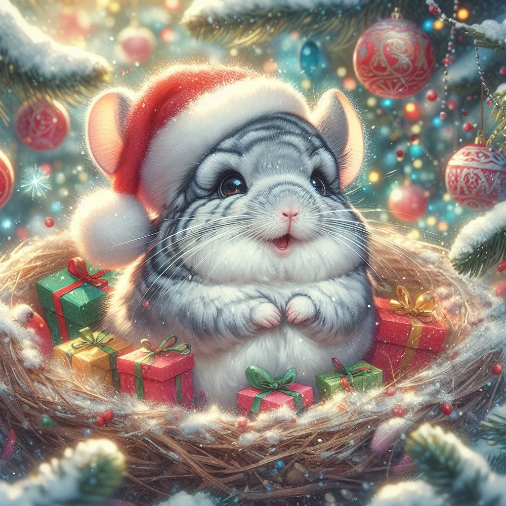 The Little Christmas Chinchilla