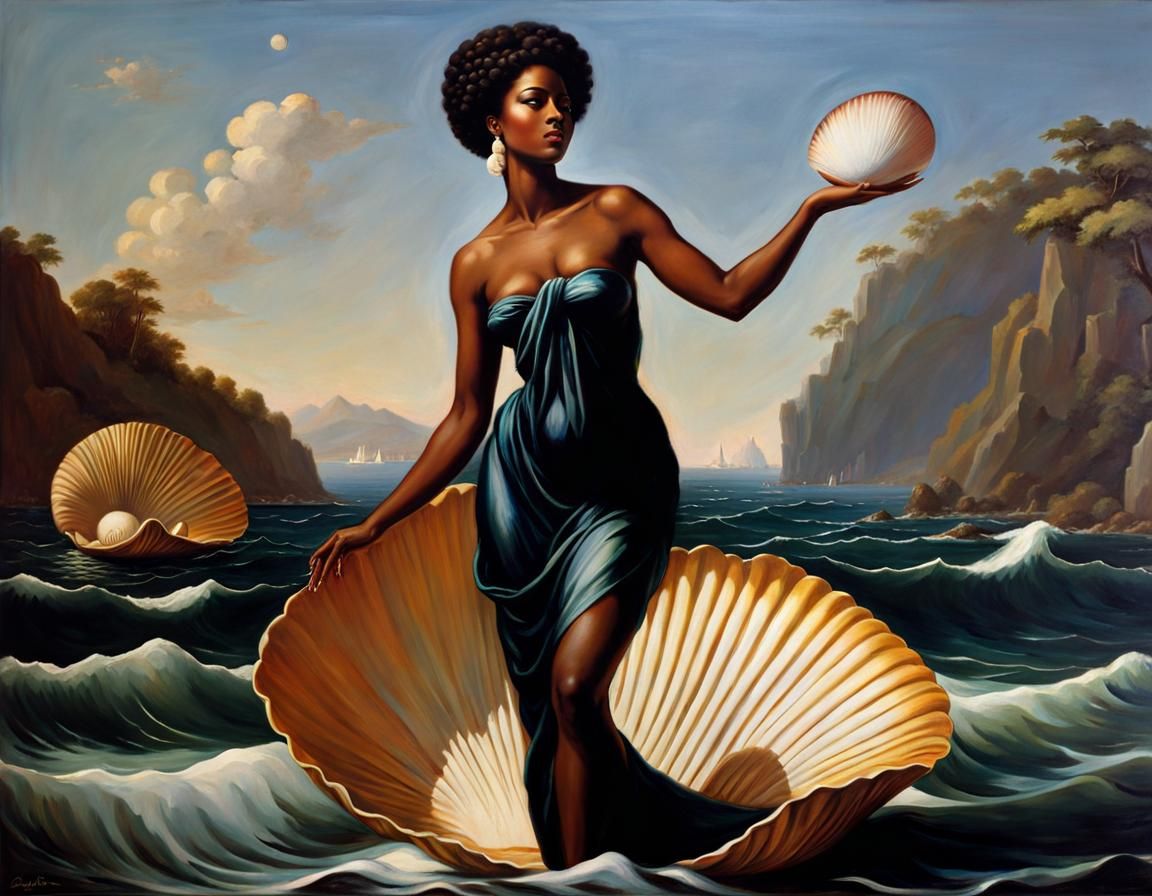 The goddess Afrodite  by @BunnyFooFoo
