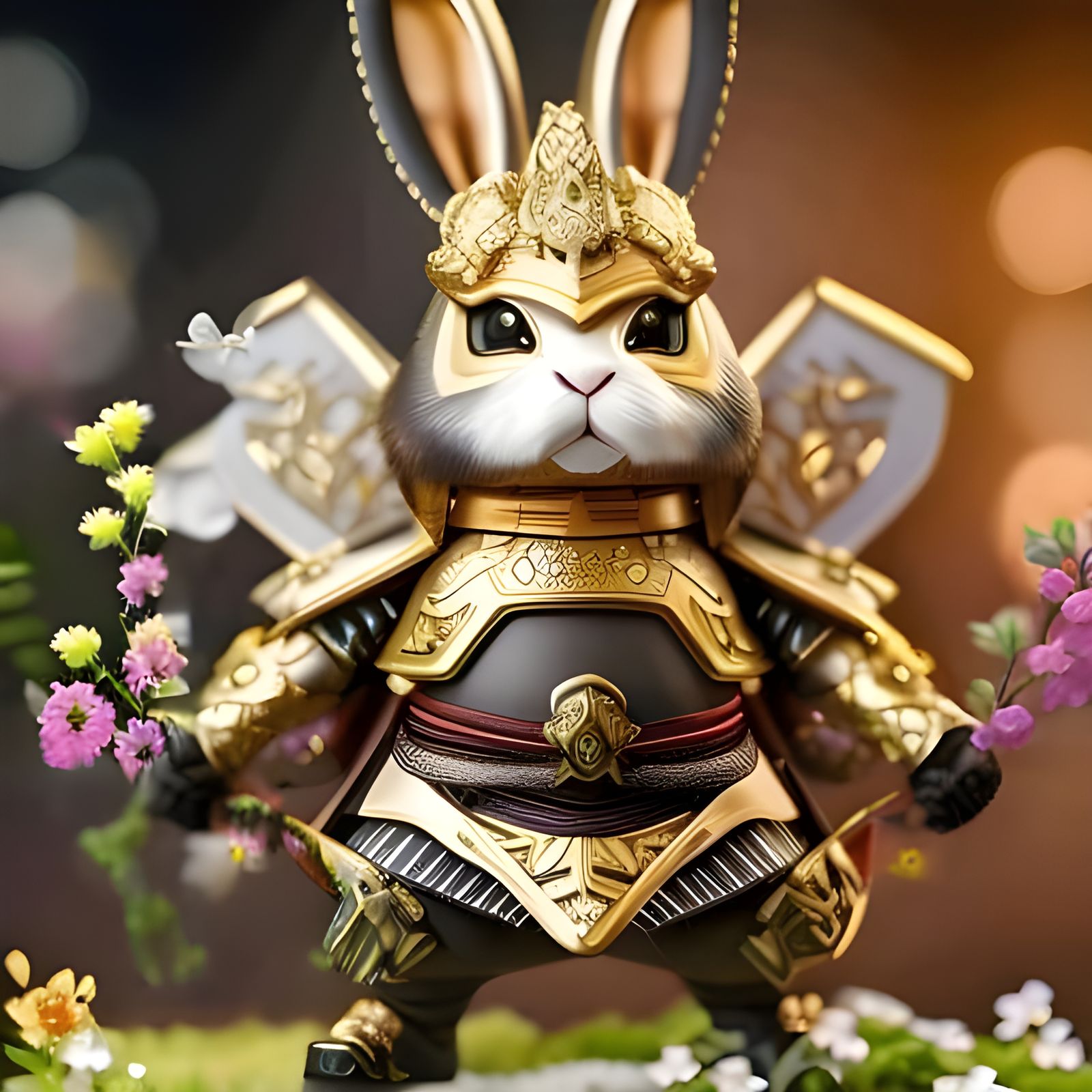 Spring samurai  by @SONart