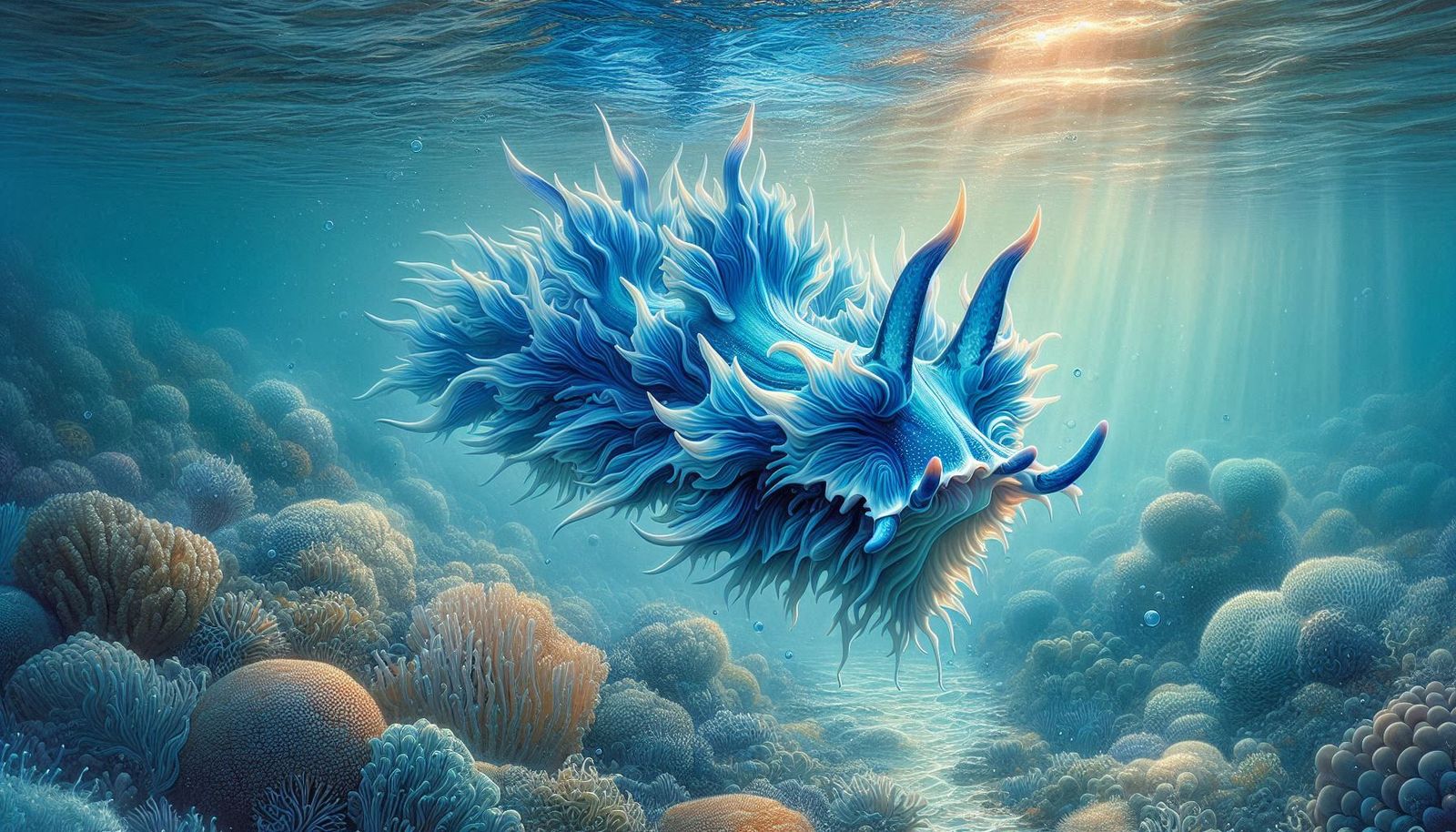 Blue sea dragon