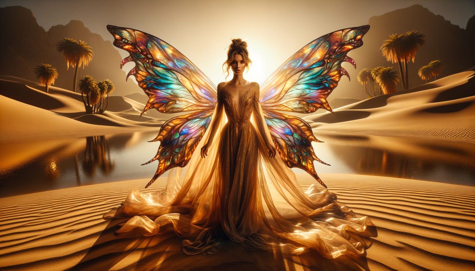 Shimmering Oasis Fairy  by @AGamerWithNoName