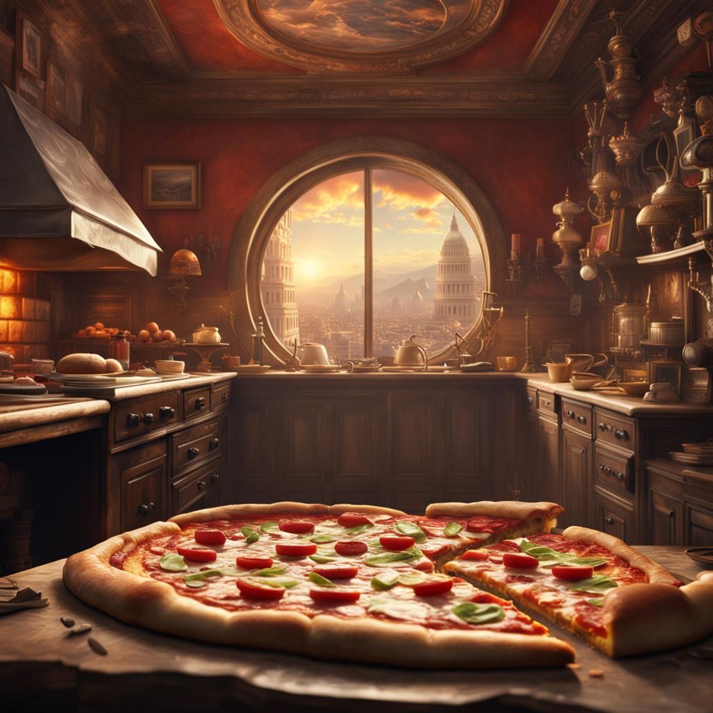 Pizza   by @arbybuckle