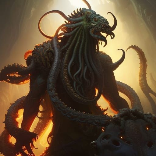 Cthulhu - AI Generated Artwork - NightCafe Creator