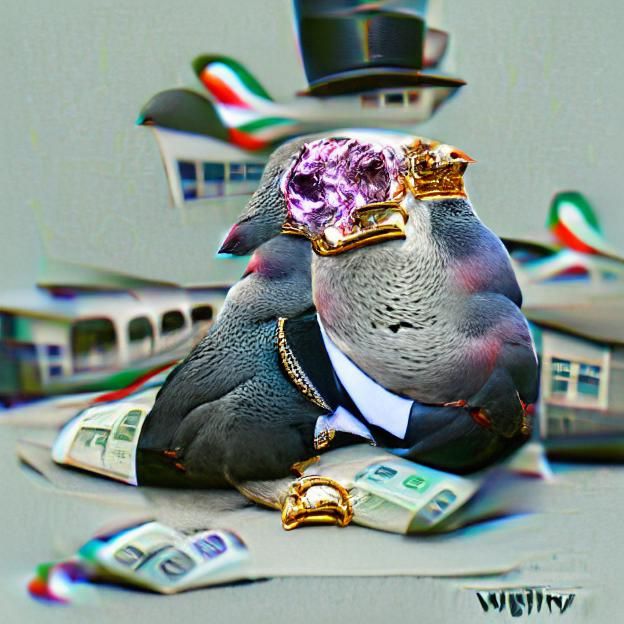 wealthy pigeon