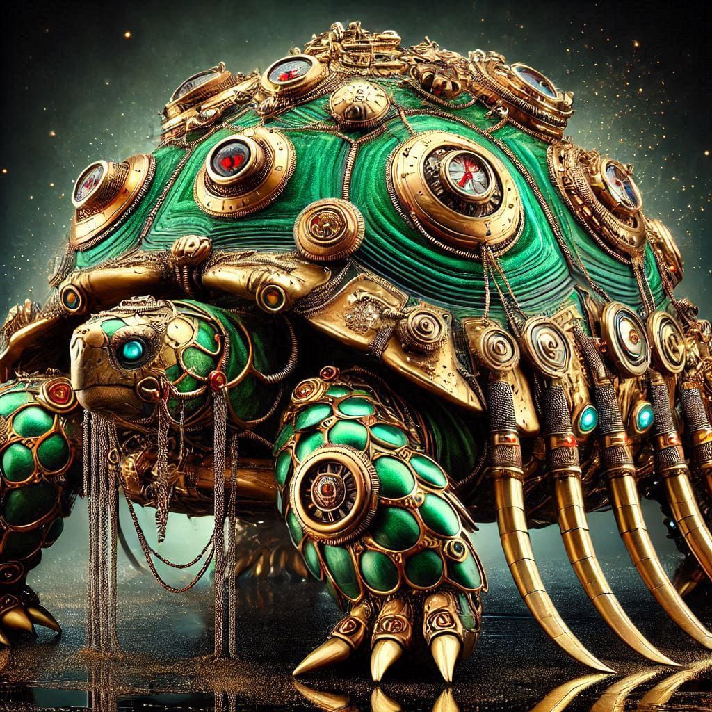 Steampunk tortoise
